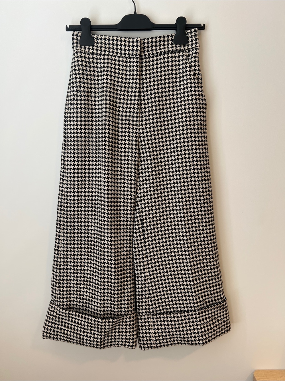 SMYTHE Houndstooth Wide Leg Culottes
